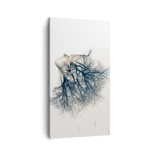 Impression sur toile - Image sur toile - Écouter le murmure des arbres - 45x80 cm