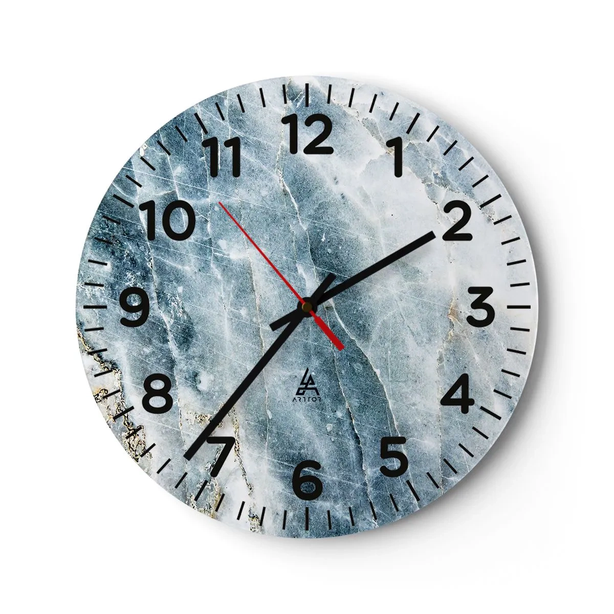 Horloge murale - Pendule murale - Monde de glace - 30x30 cm