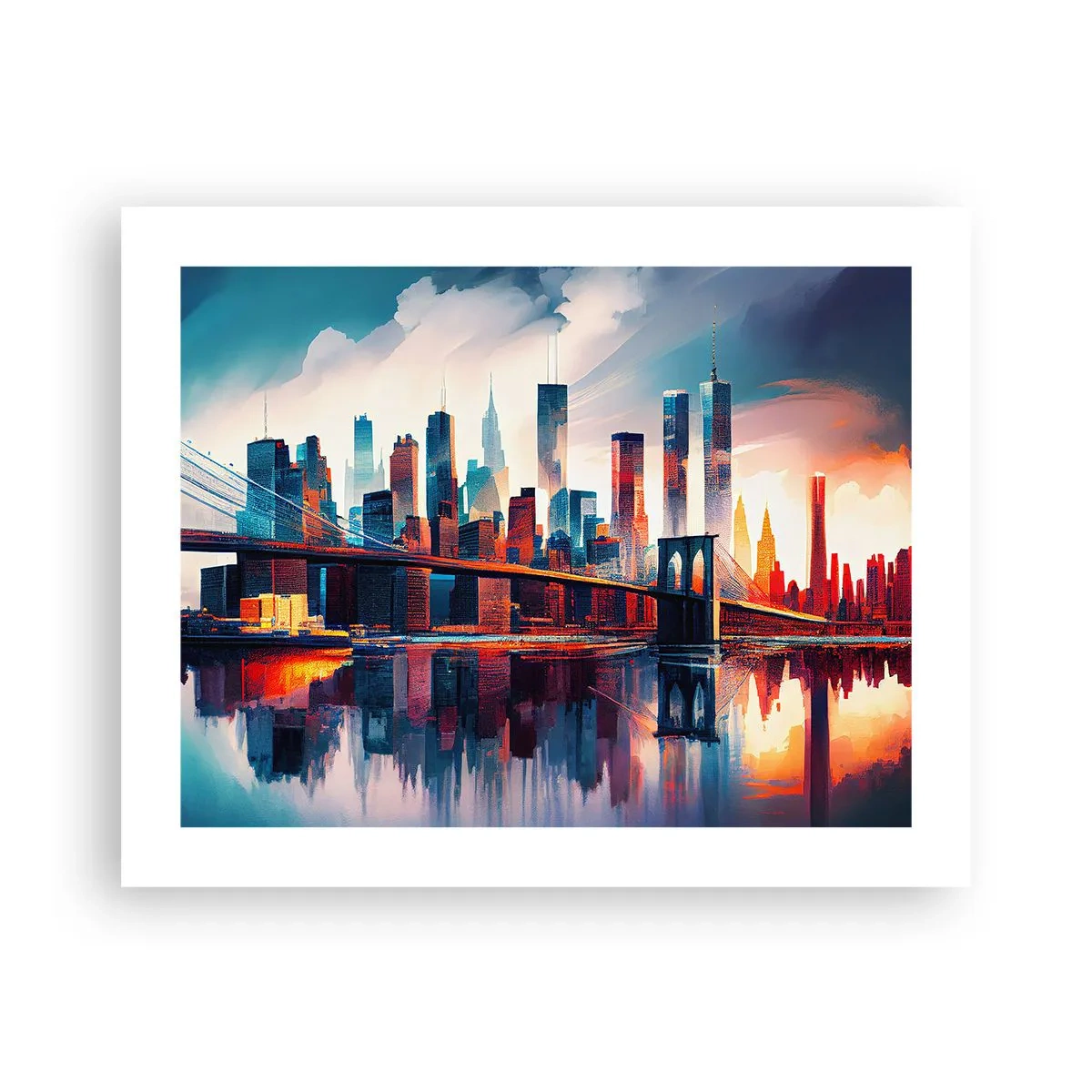 Affiche - Poster - New York onirique - 50x40 cm