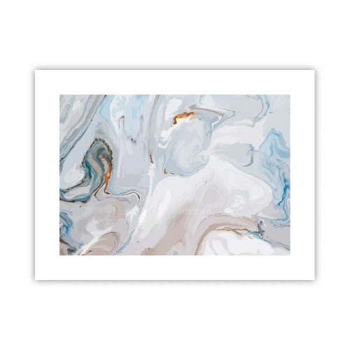 Affiche - Poster - Blanc surélevé - 40x30 cm