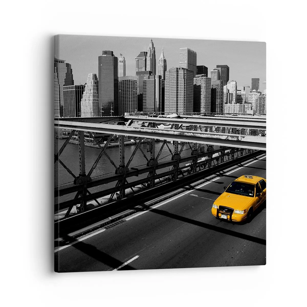 Impression sur toile - Image sur toile - Couleur de la grande ville - 30x30 cm