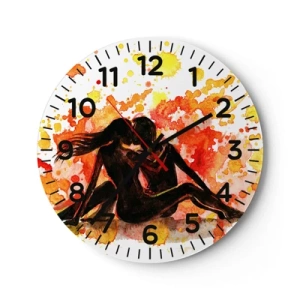 Horloge murale - Pendule murale - Et la lumière fut - 40x40 cm