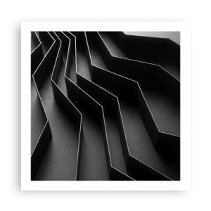 Affiche - Poster - Ordre spatial - 60x60 cm