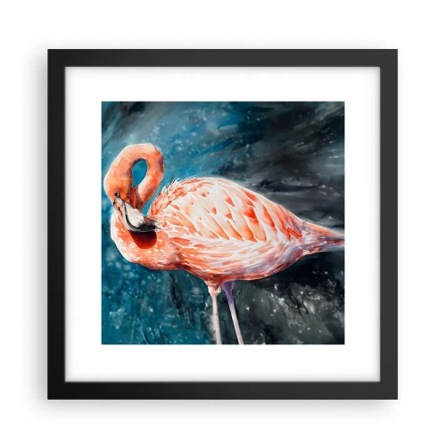 Affiche dans un cadre noir - Poster - Décoratif par nature - 30x30 cm