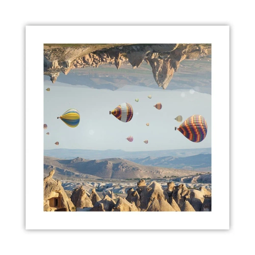 Affiche - Poster - Ici, tout est possible - 40x40 cm