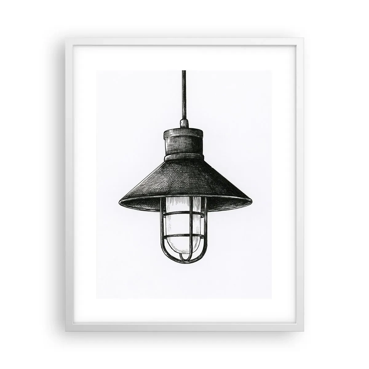 Affiche dans un cadre blanc - Poster - Comme il y a des années… - 40x50 cm