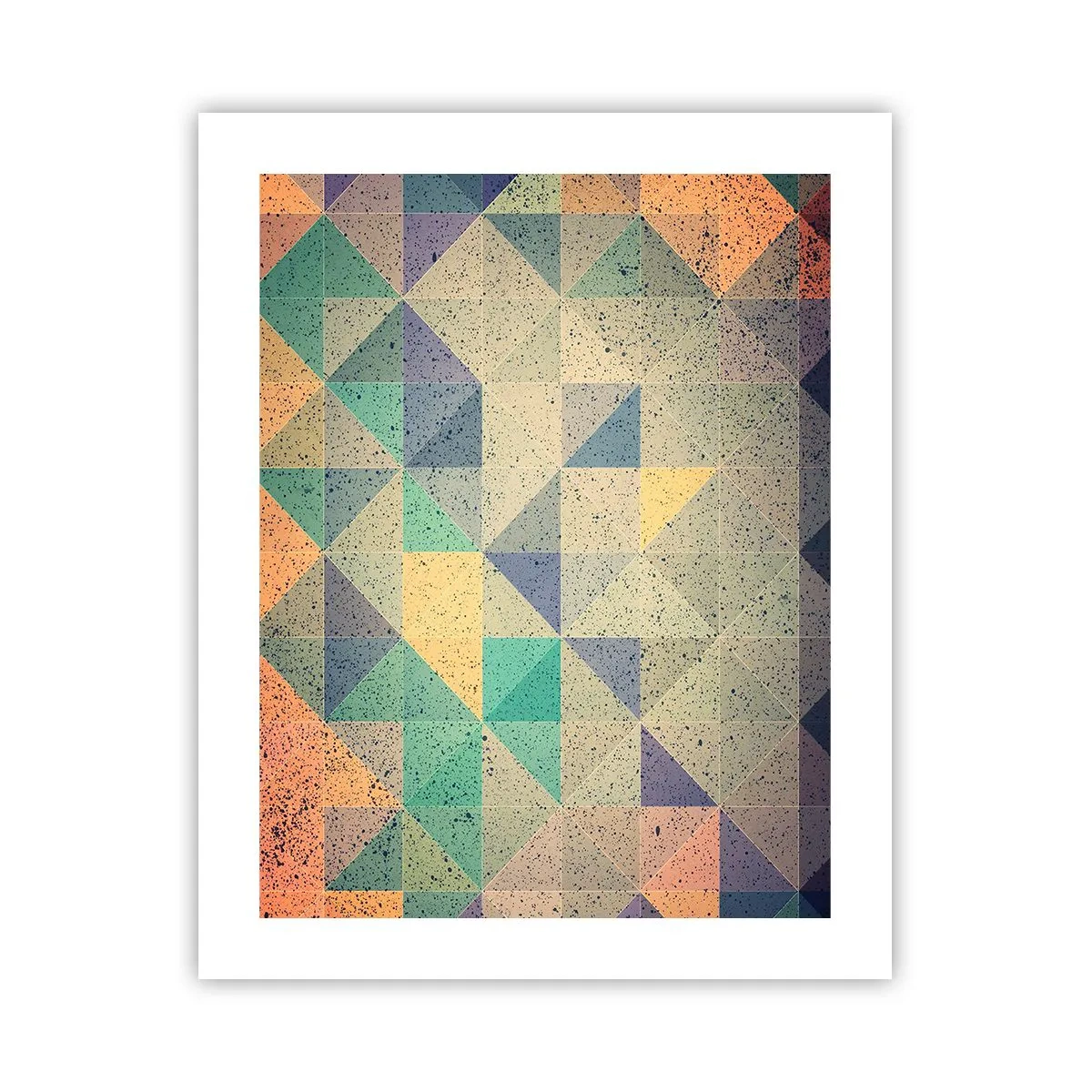 Affiche - Poster - République des triangles - 40x50 cm