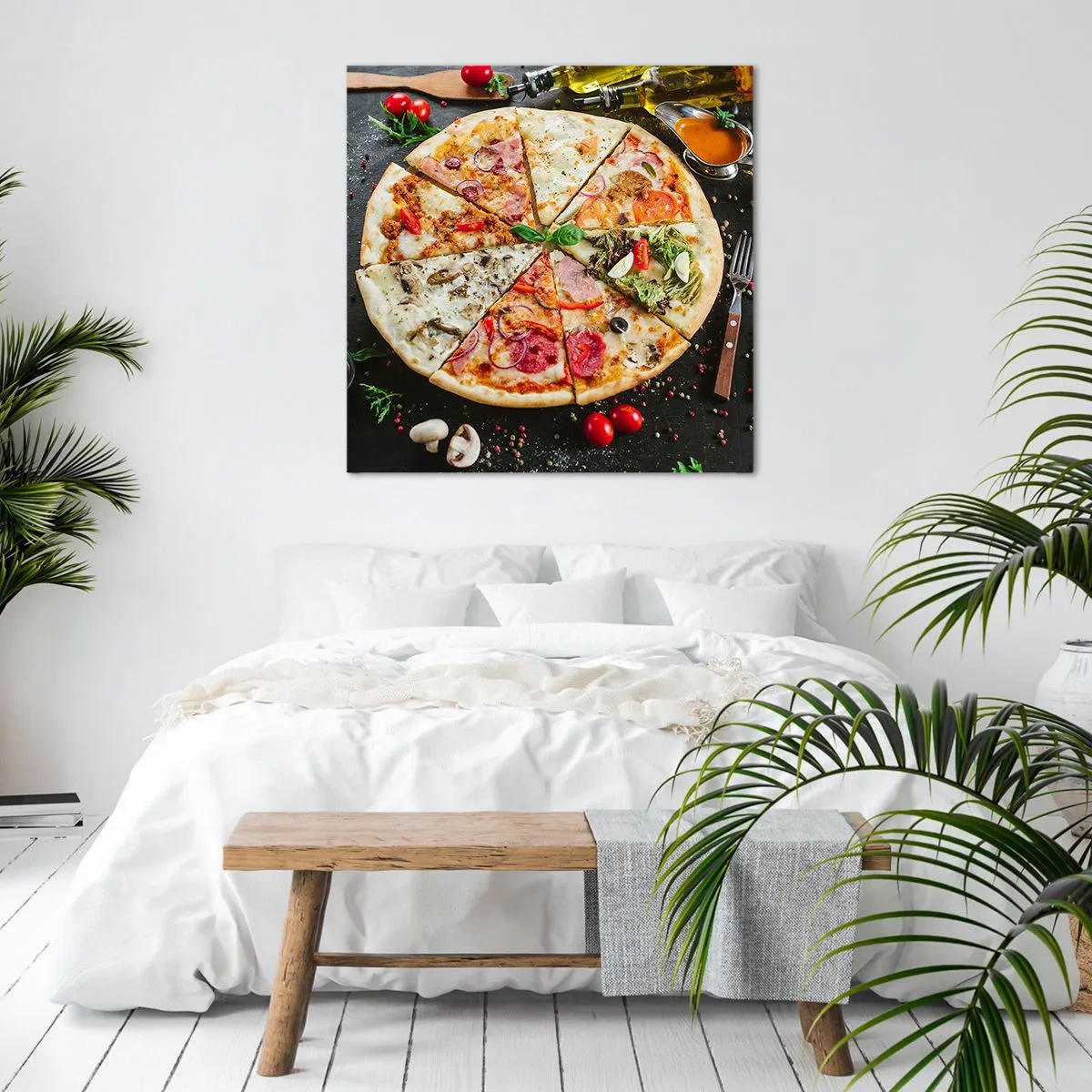 Impression sur toile - Image sur toile - Une gamme de saveurs - 50x50 cm