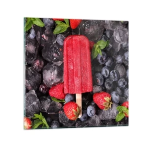 Impression sur verre - Image sur verre - Le goût d’un été chaud - 30x30 cm