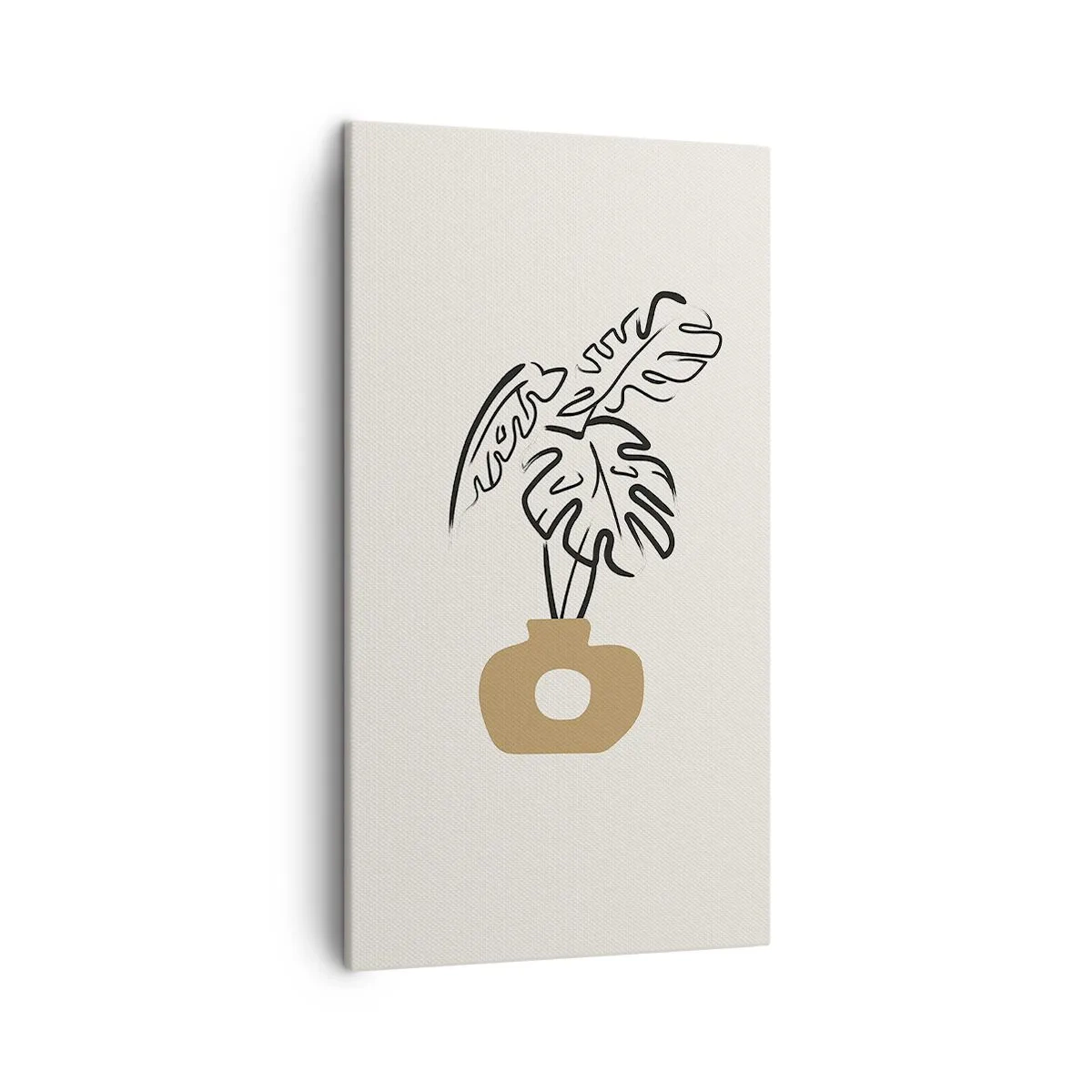 Impression sur toile - Image sur toile - Monstera – décoration de la maison - 45x80 cm