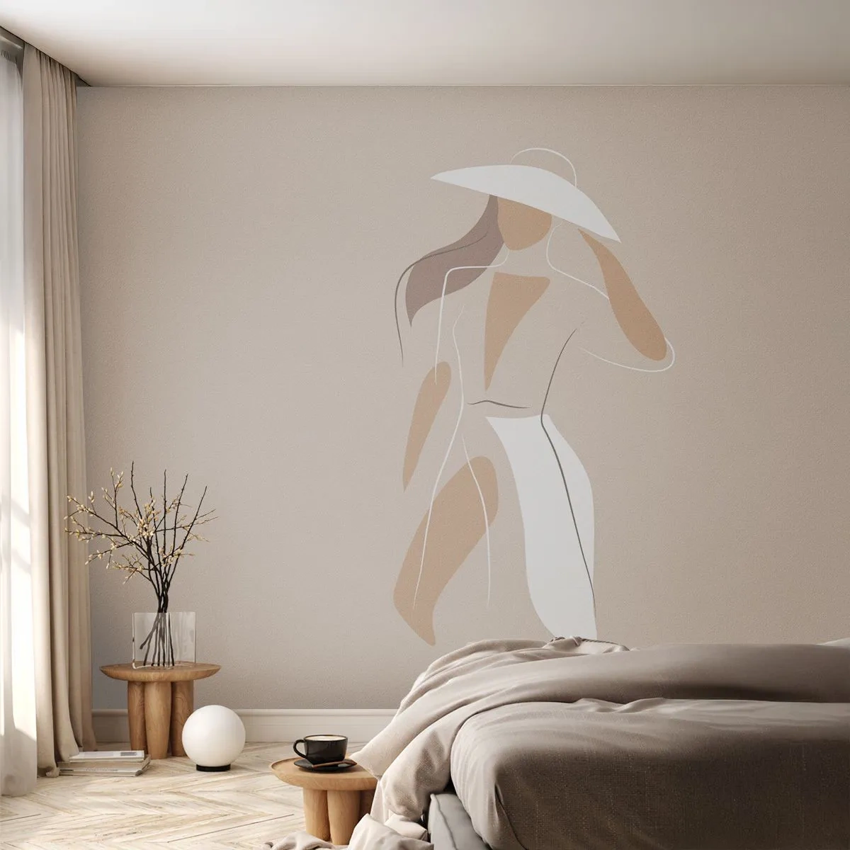 Papier Peint Photo Standard Eco - Lea mode est un jeu - Femme, Graphique, Mode - 250x175 cm