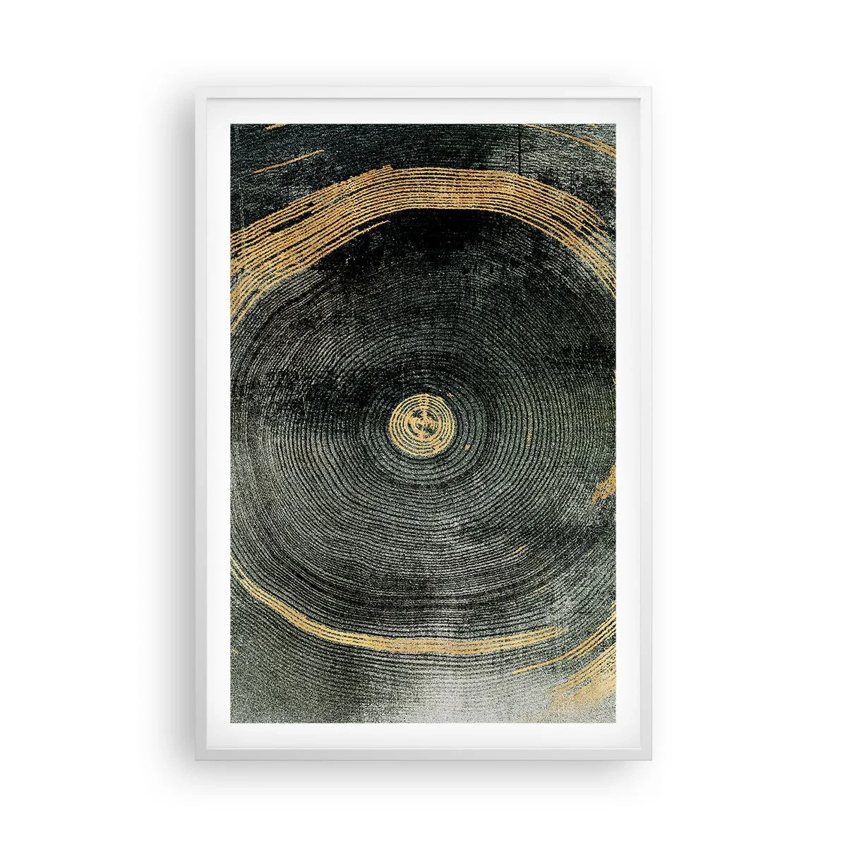 Affiche dans un cadre blanc - Poster - Changement et persistance - 61x91 cm