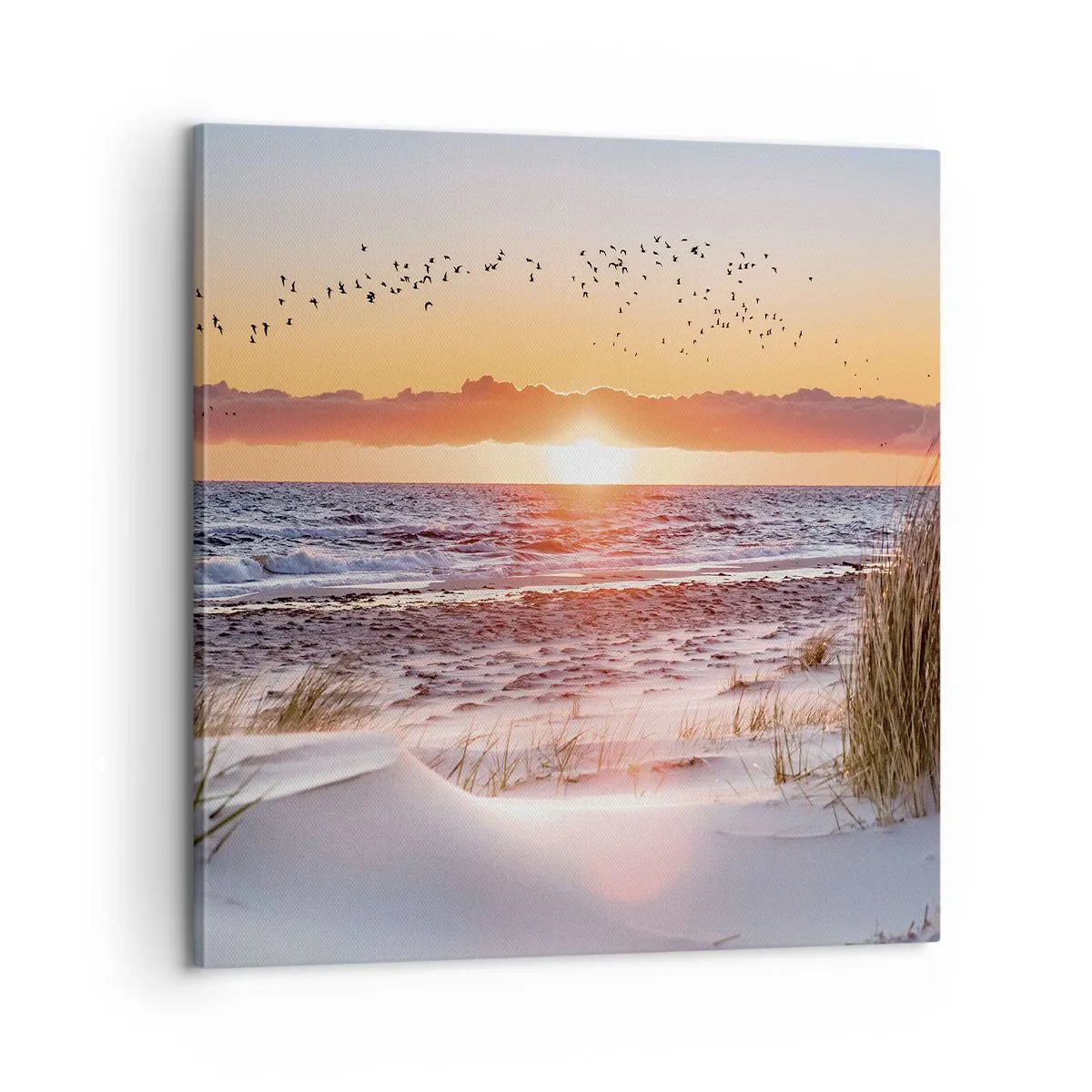 Impression sur toile - Image sur toile - Paysage horizontal - 60x60 cm