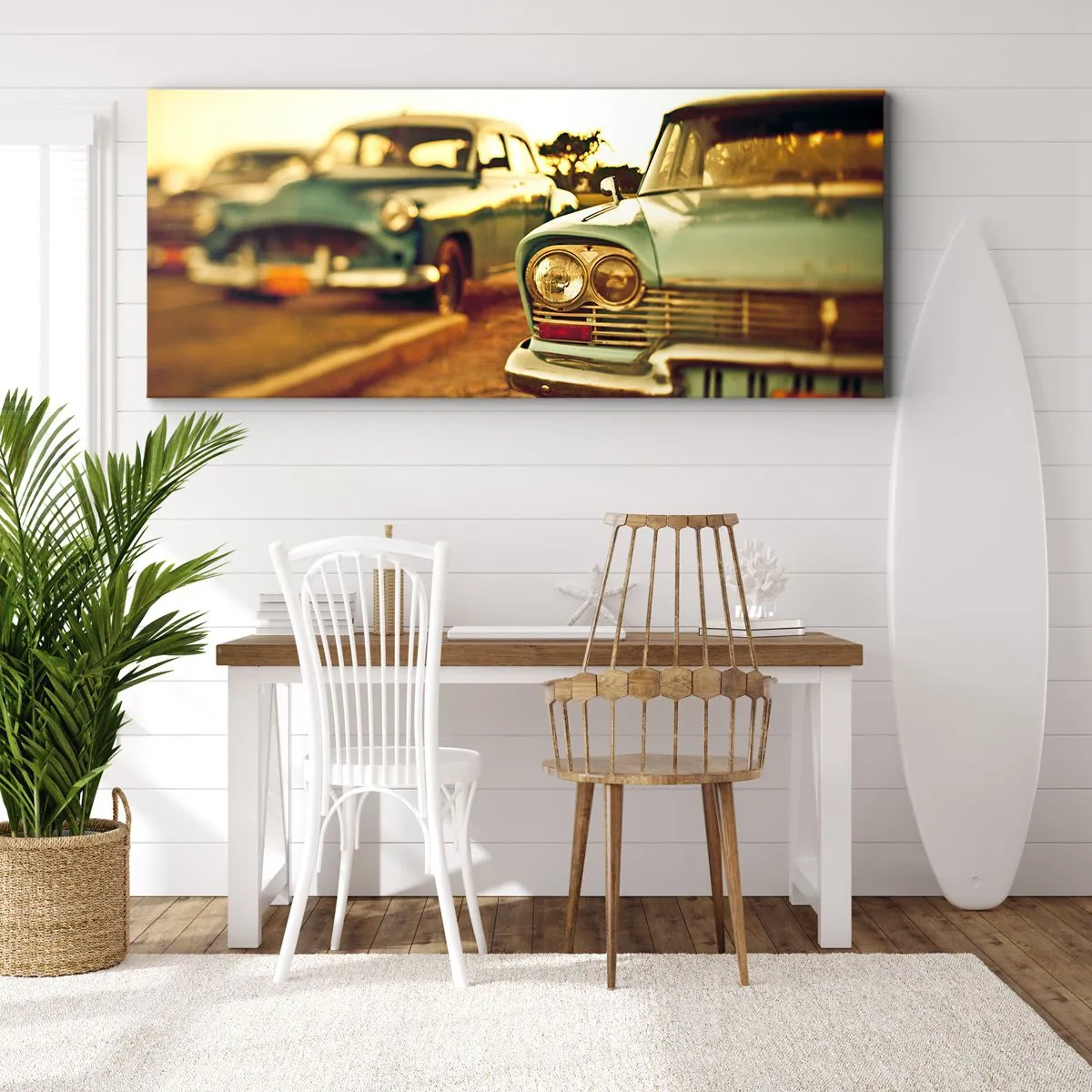 Impression sur toile - Image sur toile - Nous attendrons et verrons - 100x40 cm
