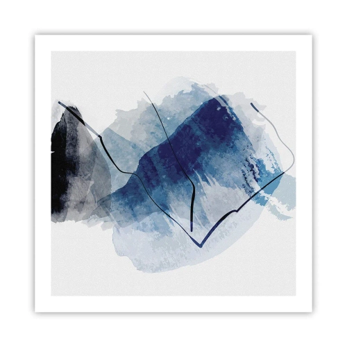 Affiche - Poster - Montagne de glace - 60x60 cm