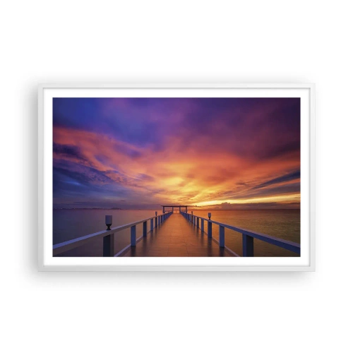 Affiche dans un cadre blanc - Poster - Sans fin - 91x61 cm