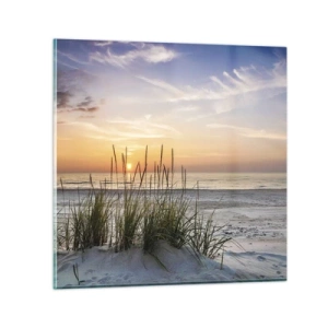 Impression sur verre - Image sur verre - Regarde, pense, ressent - 50x50 cm