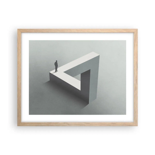 Affiche dans un chêne clair - Poster - Mais c'est possible - 50x40 cm