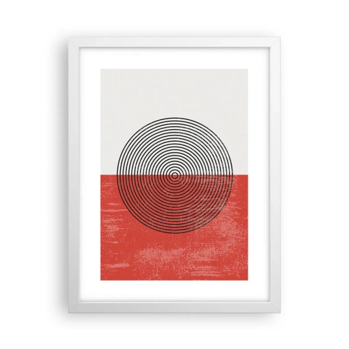 Affiche dans un cadre blanc - Poster - Dans le mille - 30x40 cm