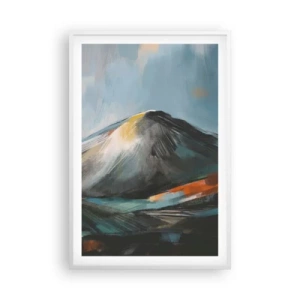 Affiche dans un cadre blanc - Poster - Brut et beau - 61x91 cm