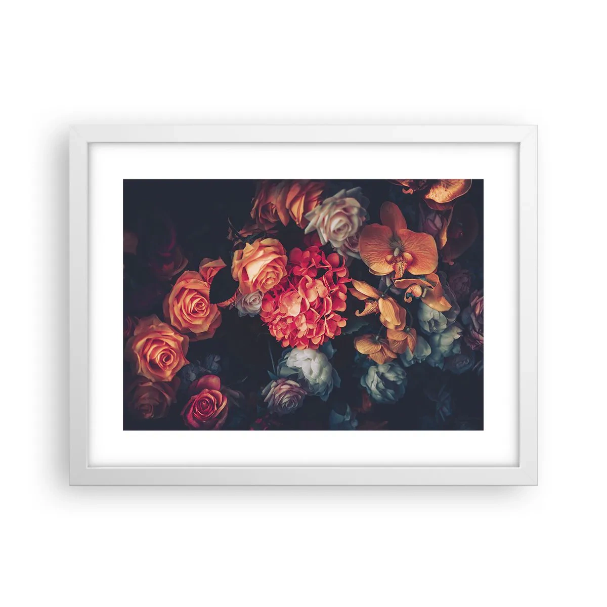 Affiche dans un cadre blanc - Poster - Comme chez les maîtres hollandais - 40x30 cm