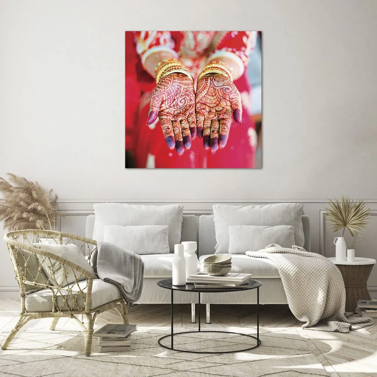 Impression sur verre - Image sur verre - Prêt à saisir votre chance - 50x50 cm