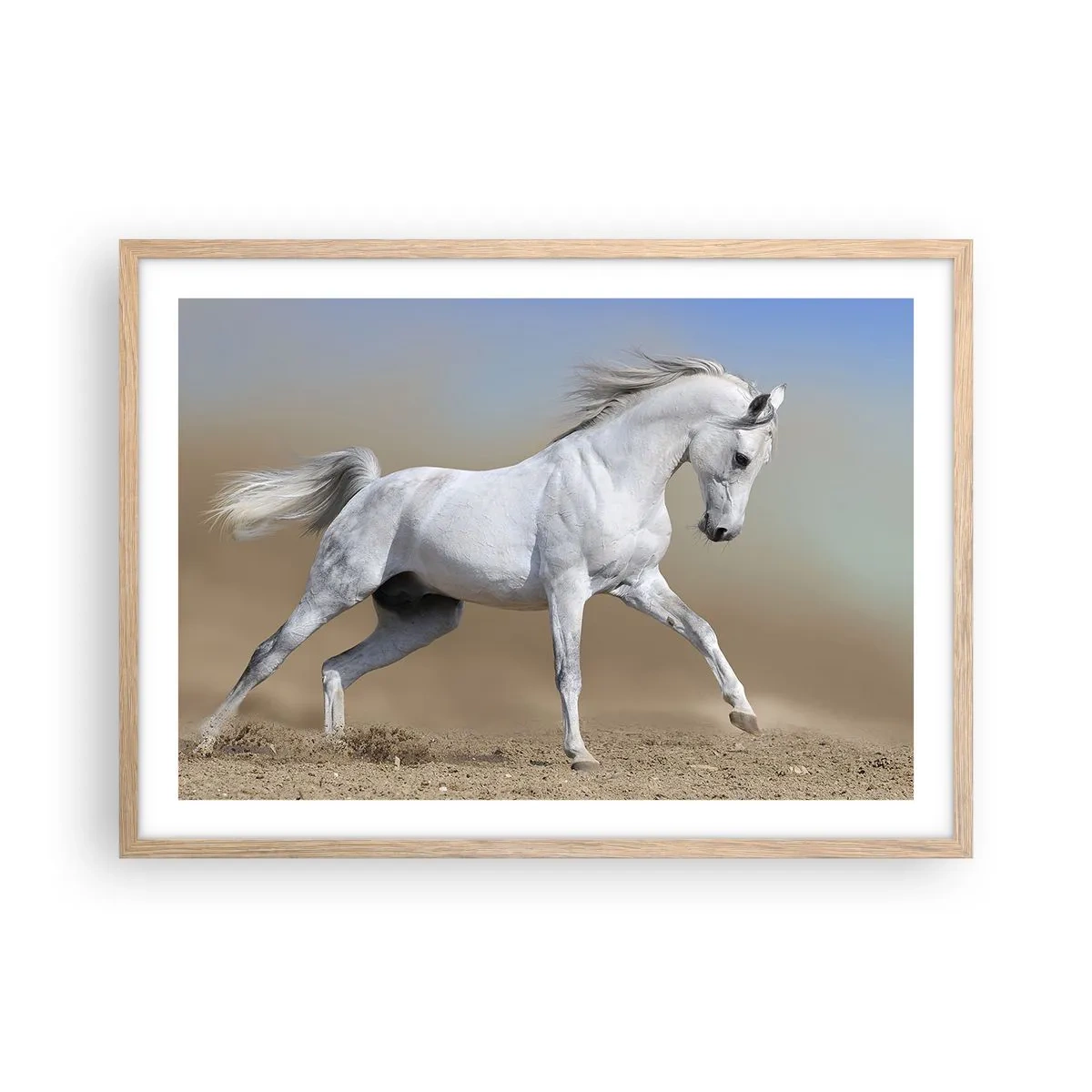 Affiche dans un chêne clair - Poster - Le plus beau conte de fées arabe - 70x50 cm