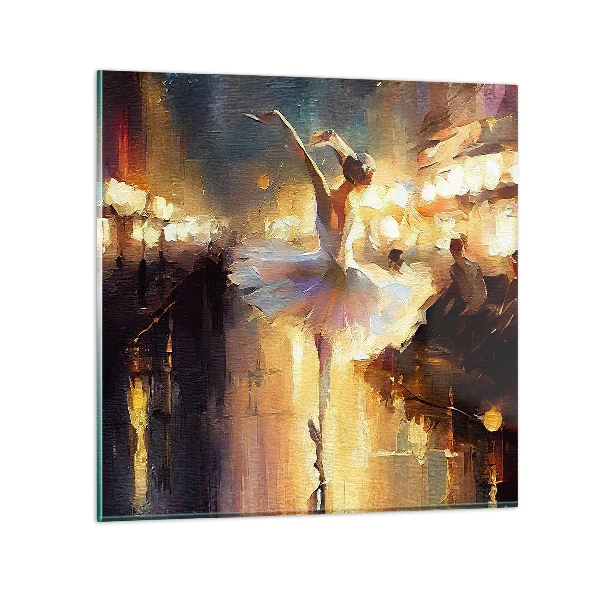 Impression sur verre - Image sur verre - Miracle dans la rue - 60x60 cm