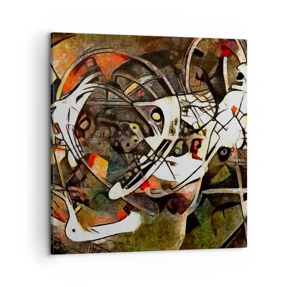 Impression sur toile - Image sur toile - Vous entendez le mouvement ? - 50x50 cm