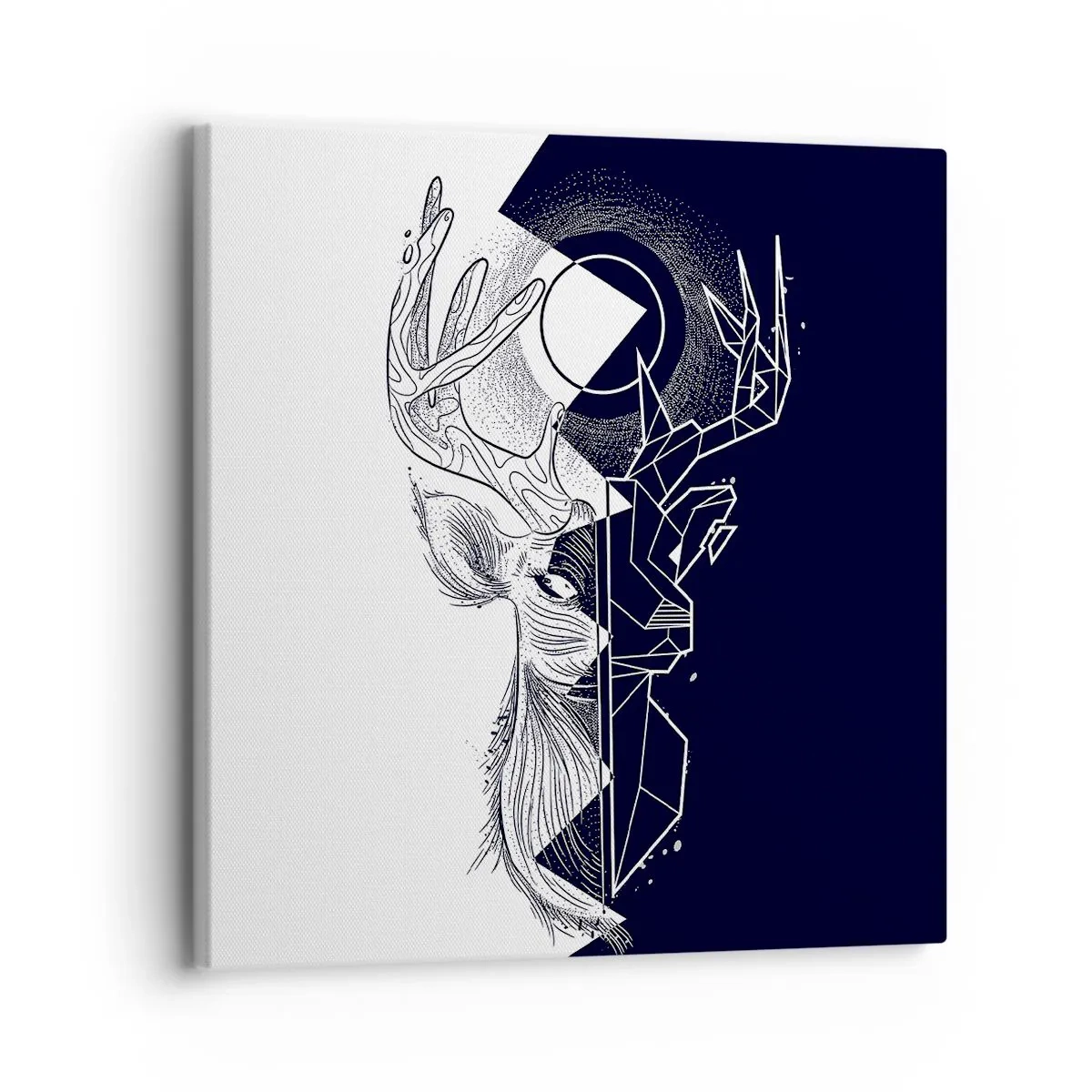 Impression sur toile - Image sur toile - La lutte et l'unité des contraires - 30x30 cm