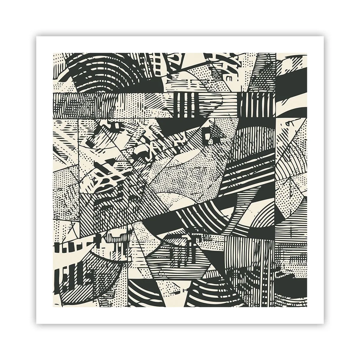 Affiche - Poster - Dynamique du modernisme - 60x60 cm