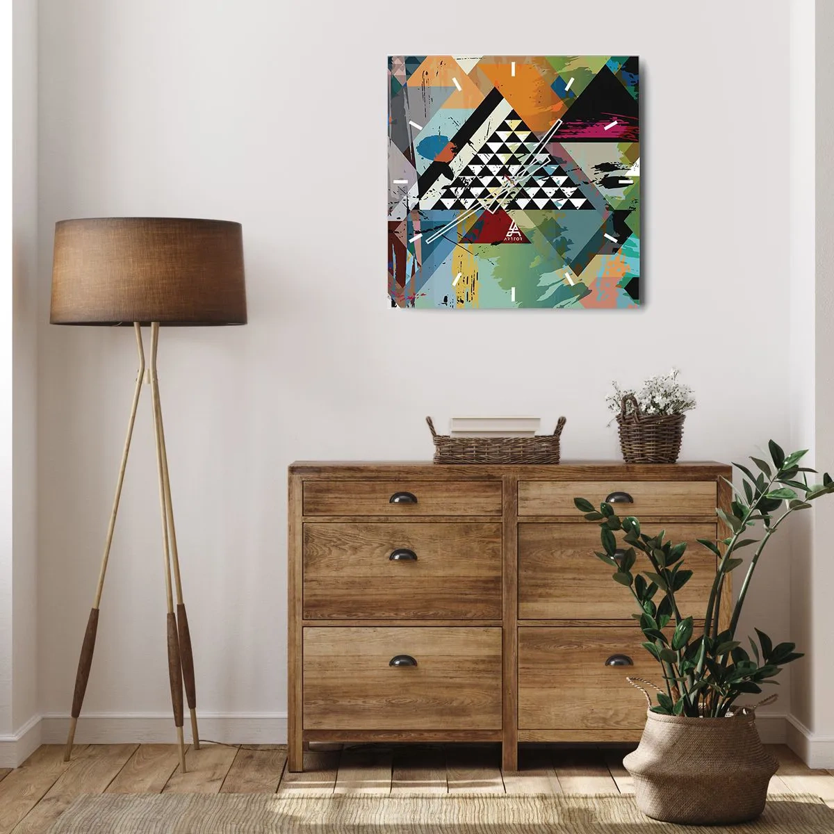 Horloge murale - Pendule murale - Comme c'est facile - 40x40 cm