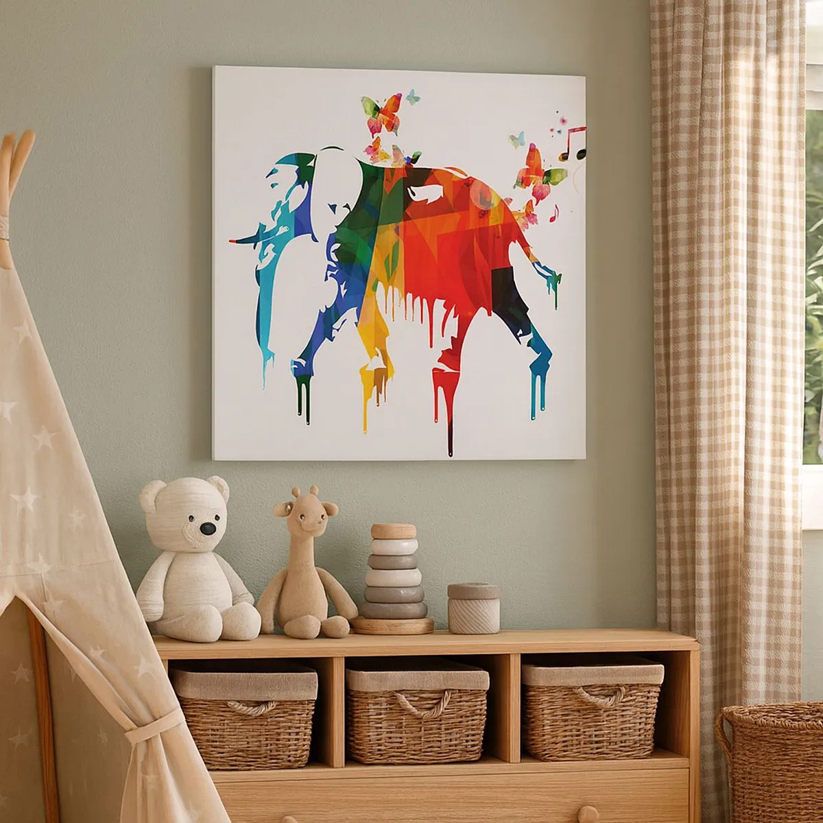 Impression sur toile - Image sur toile - Tout le monde peut danser - 30x30 cm