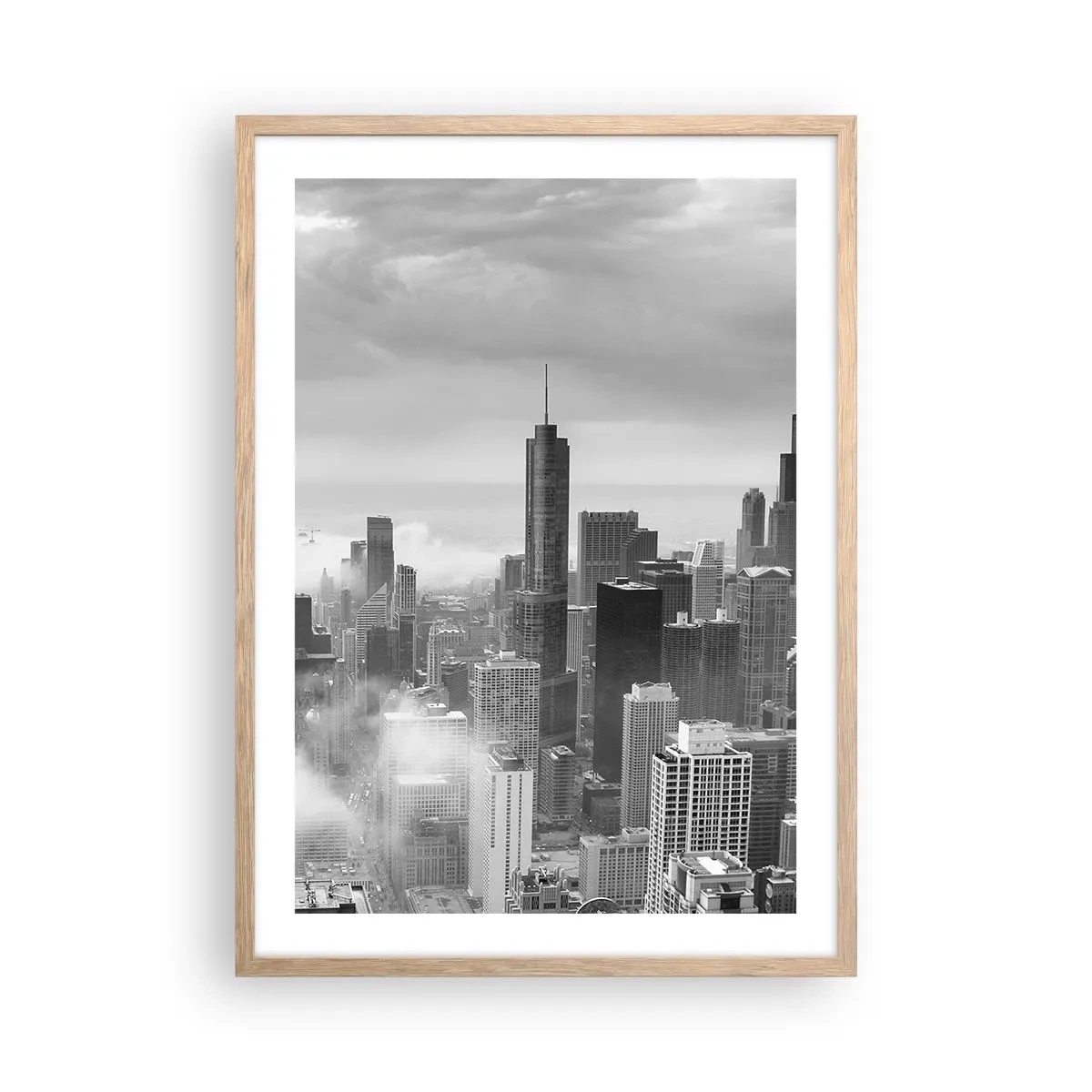 Affiche dans un chêne clair - Poster - Paysage américain - 50x70 cm