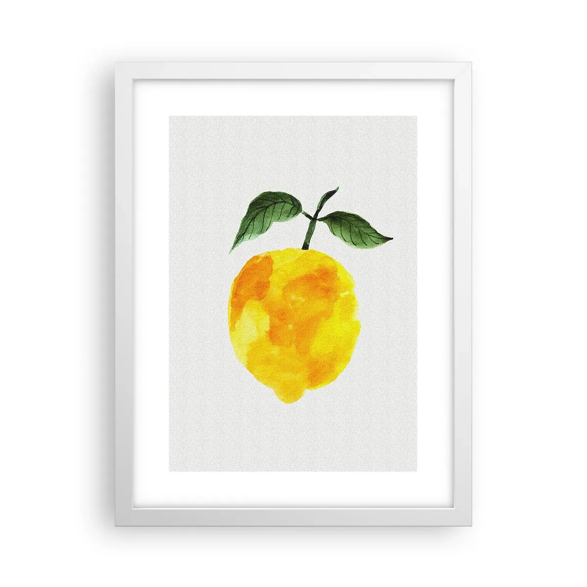 Affiche dans un cadre blanc - Poster - Comment reconnaitre le goût du soleil - 30x40 cm