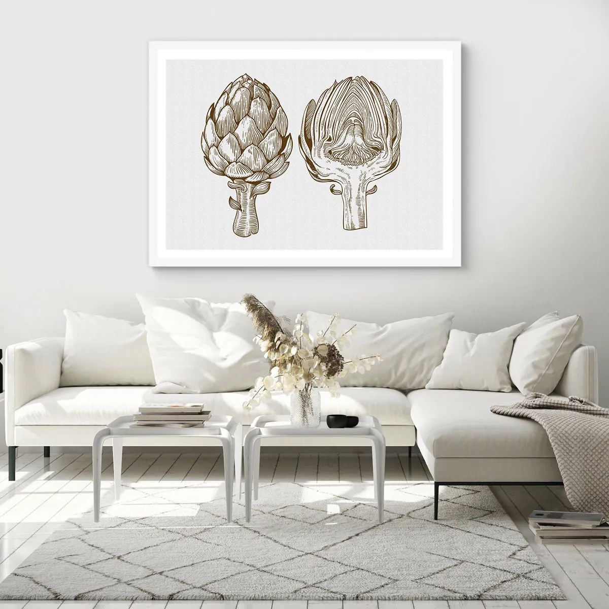 Affiche dans un cadre blanc - Poster - Leçon d’anatomie - 40x30 cm