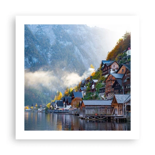 Affiche - Poster - Ambiance alpine - 50x50 cm