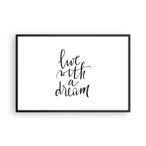 Affiche dans un cadre noir - Poster - Bien sur - 91x61 cm