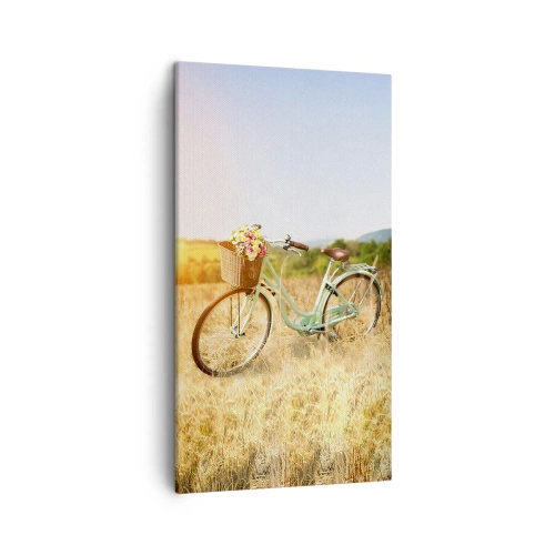 Impression sur toile - Image sur toile - Je vais rester un petit moment - 45x80 cm