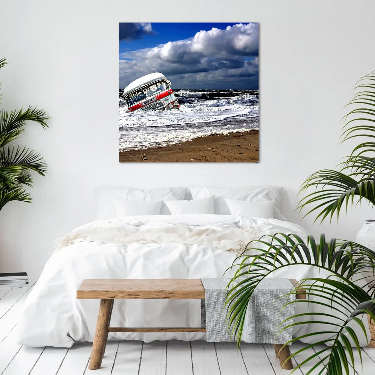 Impression sur toile - Image sur toile - Et qu'est-ce qui vous étonne ? - 60x60 cm