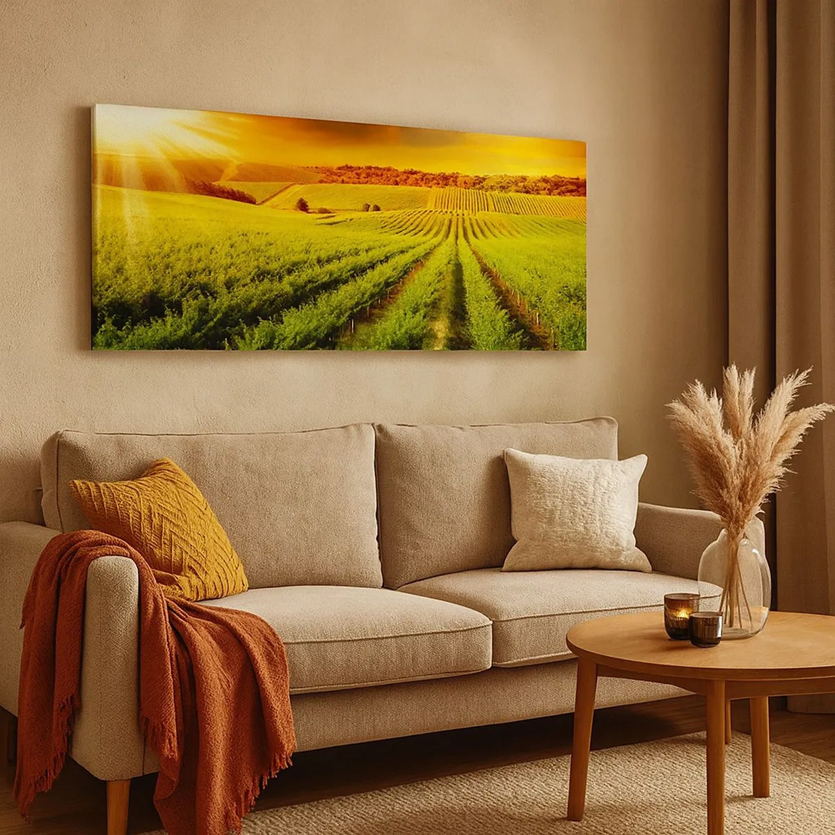 Impression sur toile - Image sur toile - Sous le soleil australien - 100x40 cm