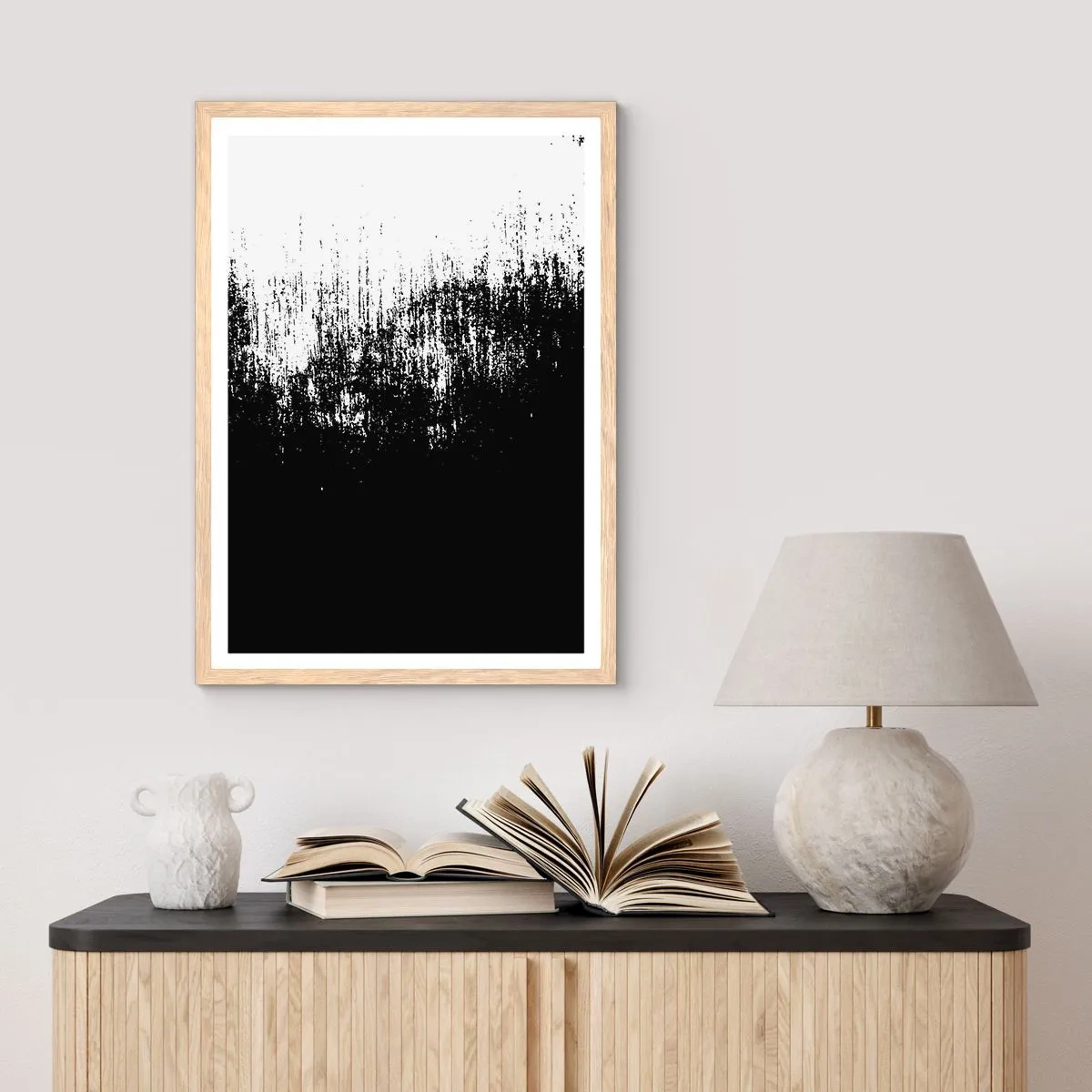 Affiche dans un chêne clair - Poster - Et le gagnant est ... - 50x70 cm