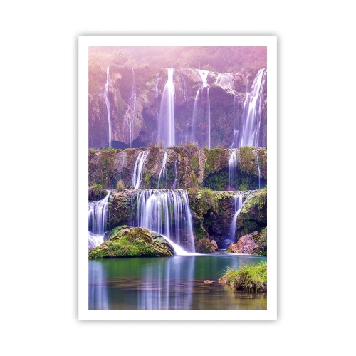 Affiche - Poster - Escalier vers le ciel - 70x100 cm