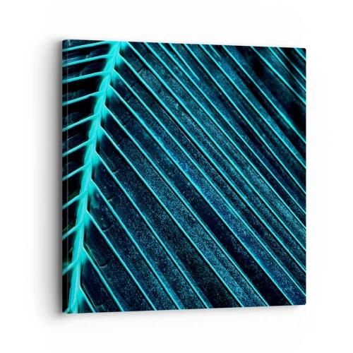 Impression sur toile - Image sur toile - Texture verte - 30x30 cm