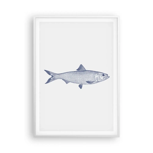 Affiche dans un cadre blanc - Poster - Salutations des mers du nord - 70x100 cm