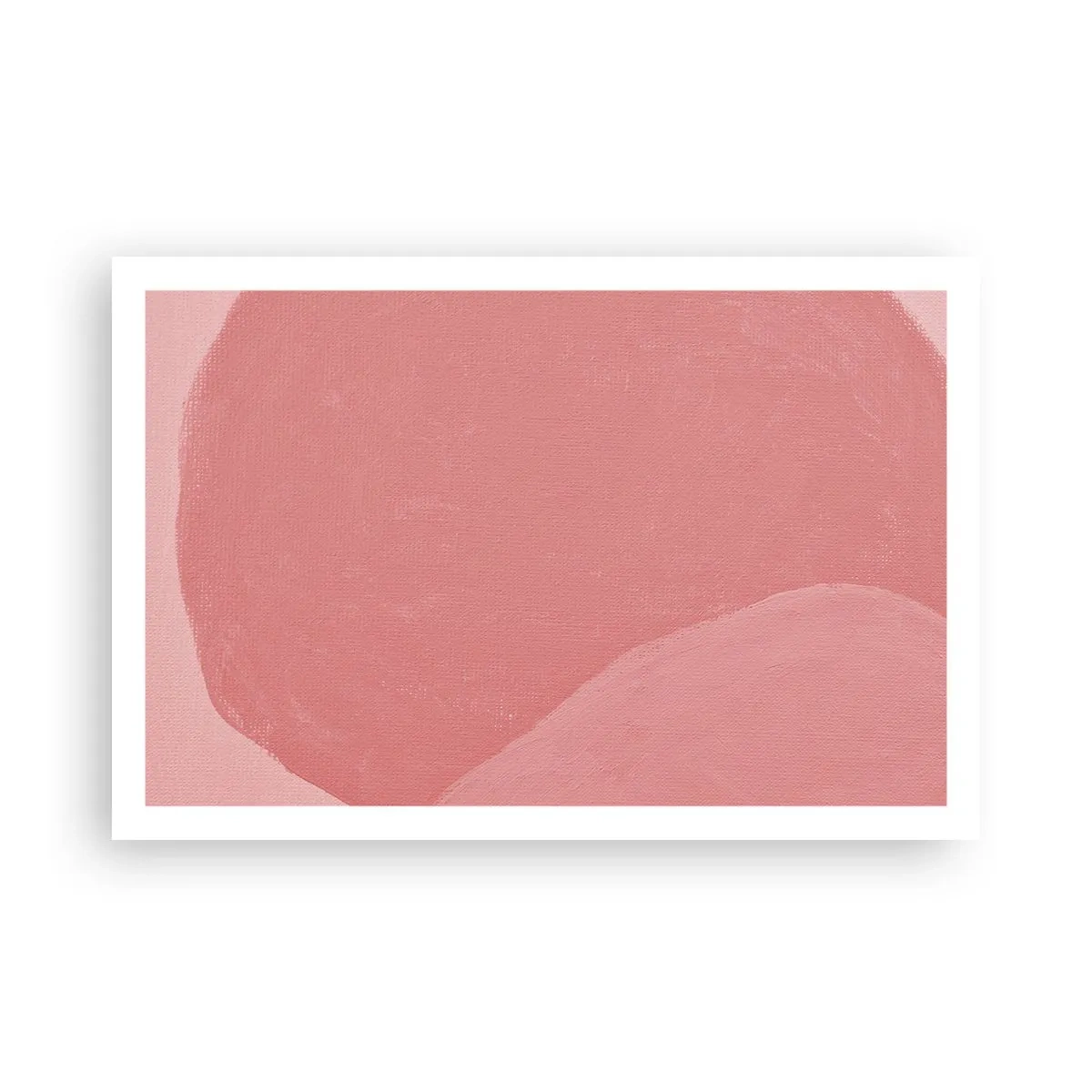 Affiche - Poster - Composition organique en rose - 91x61 cm