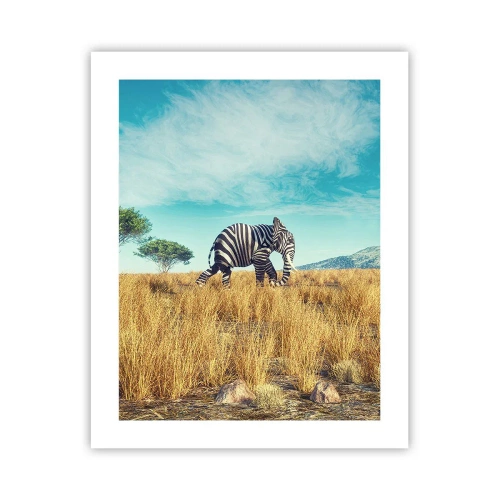 Affiche - Poster - Le gris n'est déjà plus à la mode - 40x50 cm