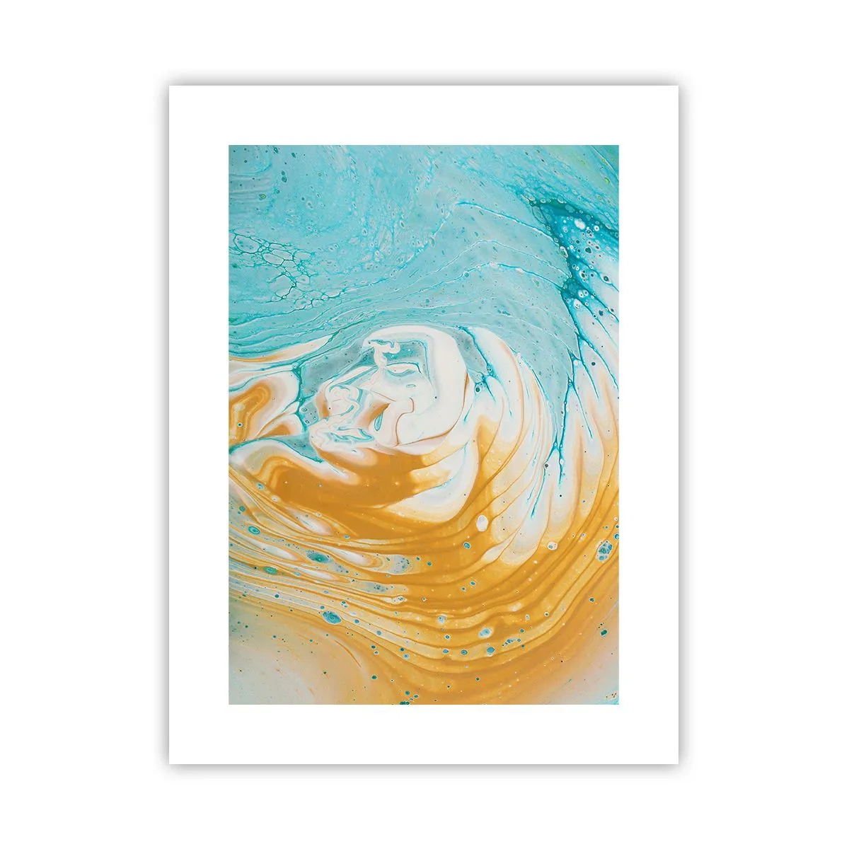 Affiche - Poster - Tourbillon pastel - 30x40 cm