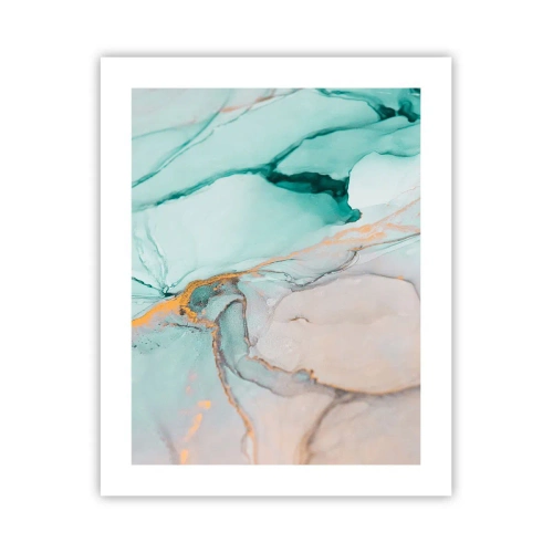 Affiche - Poster - Danse des formes et des couleurs - 40x50 cm