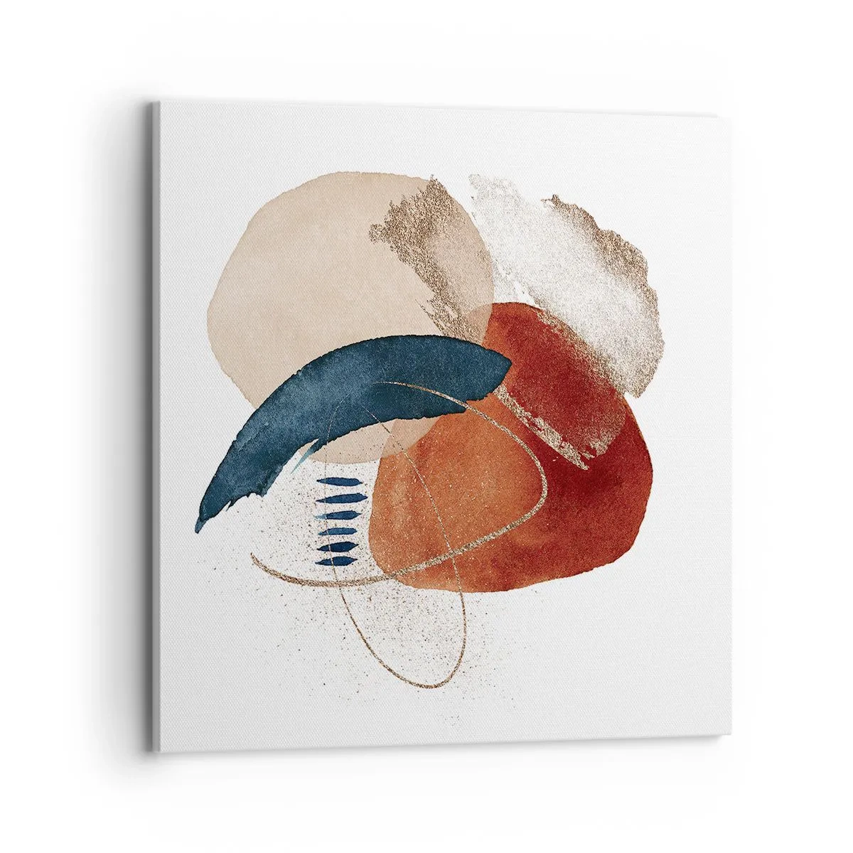 Impression sur toile - Image sur toile - Composition ovale - 70x70 cm